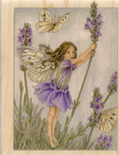 Stamps Happen Lavender Flower Fairy